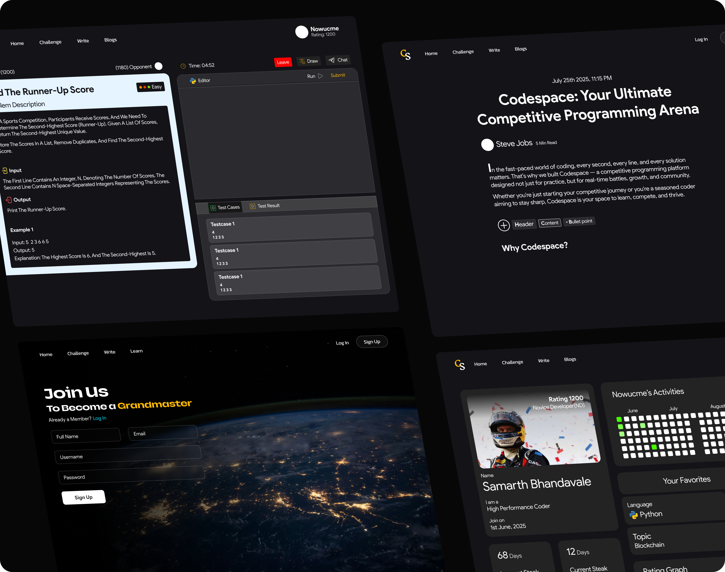 User Profile Page